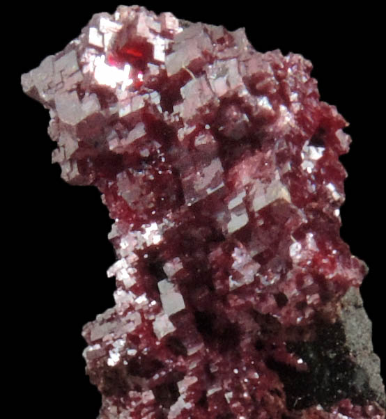 Cuprite from Ray Mine, Mineral Creek District, Pinal County, Arizona