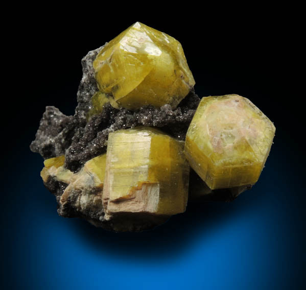 Sturmanite from Wessels Mine, Kalahari Manganese Field, Northern Cape Province, South Africa (Type Locality for Sturmanite, see Minerals of South Africa, pp. 244)