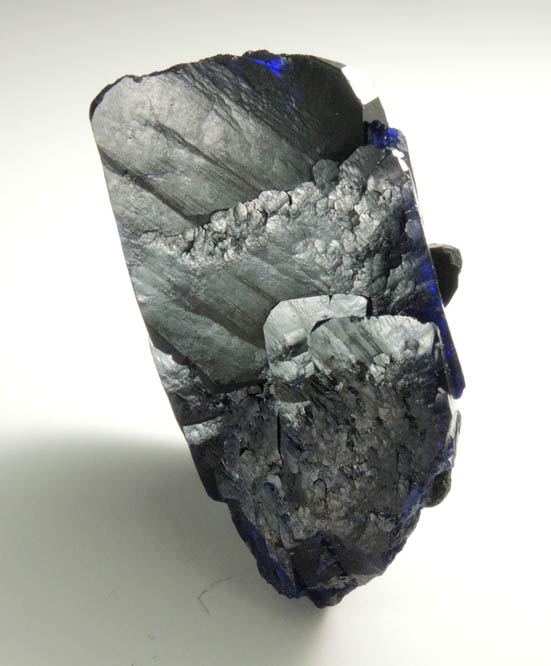 Azurite with partial alteration to Malachite from Milpillas Mine, Cuitaca, Sonora, Mexico