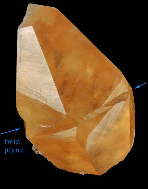 Calcite (twinned crystals) from Carrire Pont--Nle, Mont-sur-Marchienne, Hainaut, Belgium
