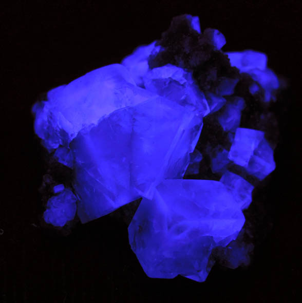 Fluorite on Quartz from Heights Mine, Westgate, Weardale District, County Durham, England