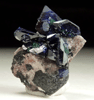 Azurite with Malachite from Milpillas Mine, Cuitaca, Sonora, Mexico