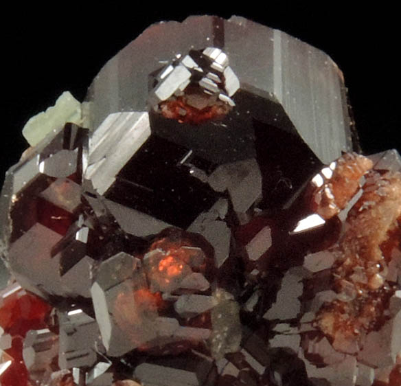 Grossular Garnet with Diopside from Bellecombe, Chtillon, Valle d'Aosta, Italy