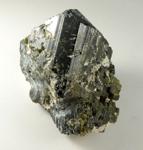 Epidote from Calumet Mine, 12 km NNE of Salida, Chaffee County, Colorado