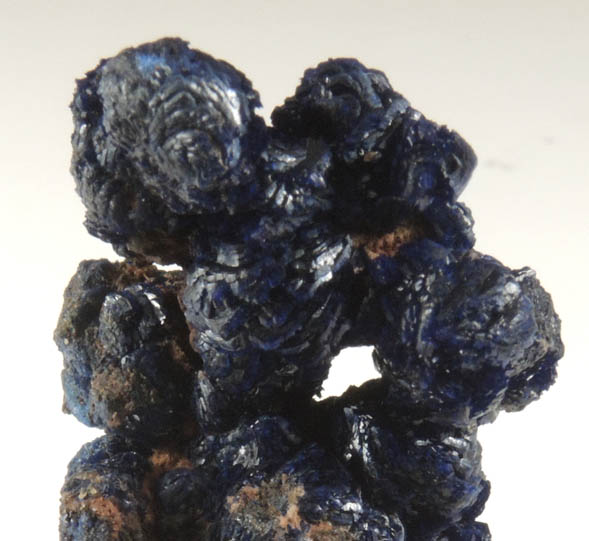 Azurite from Morenci Mine, 4750' Level, Lone Star Area, Clifton District, Greenlee County, Arizona