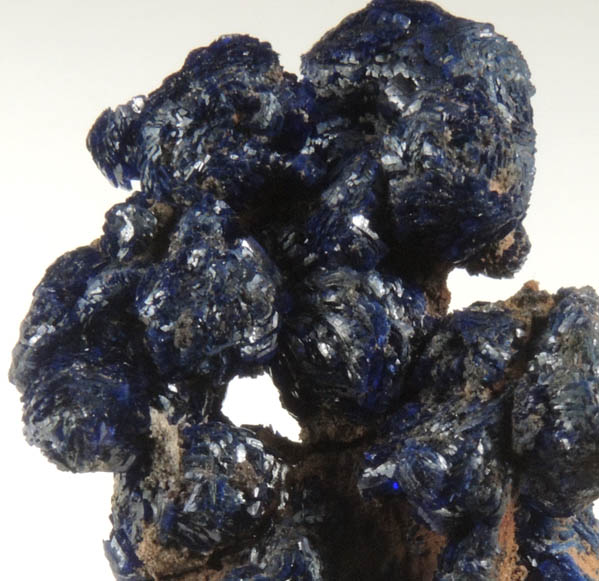 Azurite from Morenci Mine, 4750' Level, Lone Star Area, Clifton District, Greenlee County, Arizona