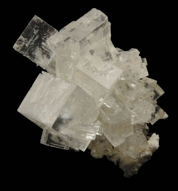 Halite from Soda Lake, 103 km east of San Luis Obispo, Carrizo Plain, San Luis Obispo County, California