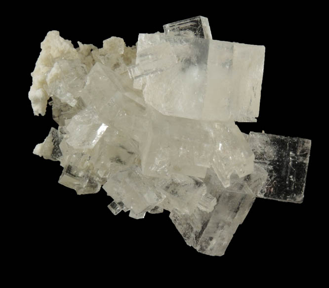 Halite from Soda Lake, 103 km east of San Luis Obispo, Carrizo Plain, San Luis Obispo County, California