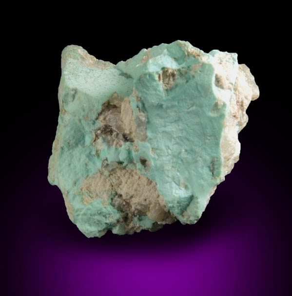 Turquoise from Turquoise Chief Mine, 11 km NW of Leadville, Lake County, Colorado