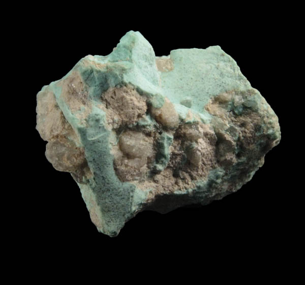 Turquoise from Turquoise Chief Mine, 11 km NW of Leadville, Lake County, Colorado