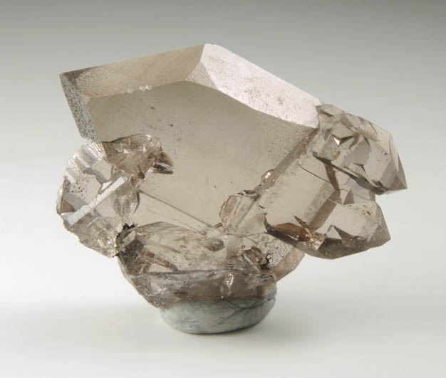 Quartz var. Smoky Quartz (Gwindel formation) from Grimsel Pass, Haslital, Bern, Switzerland