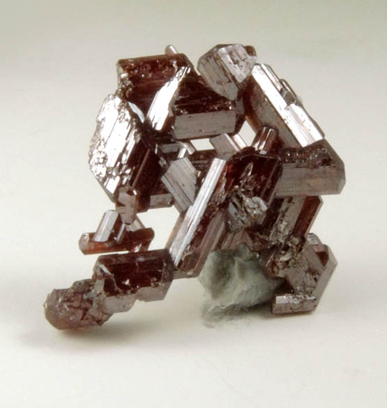 Rutile (twinned crystals) from Diamantina, Minas Gerais, Brazil