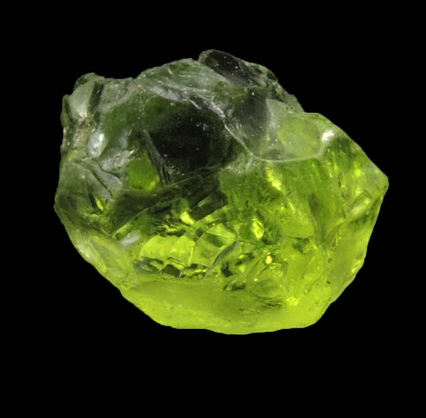 Forsterite var. Peridot (gem rough) from Suppat, Naran-Kagan Valley, Kohistan District, Khyber Pakhtunkhwa (North-West Frontier Province), Pakistan