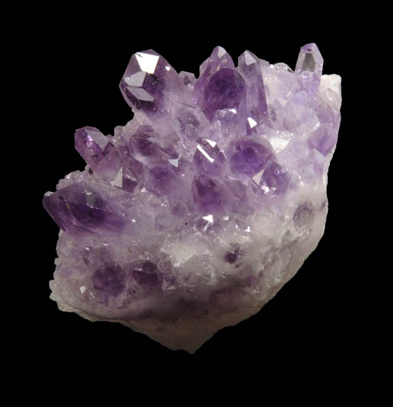 Quartz var. Amethyst (jewelry grade) from Catalan Agate-Amethyst District, Southern Paran Basalt Basin, Artigas, Uruguay