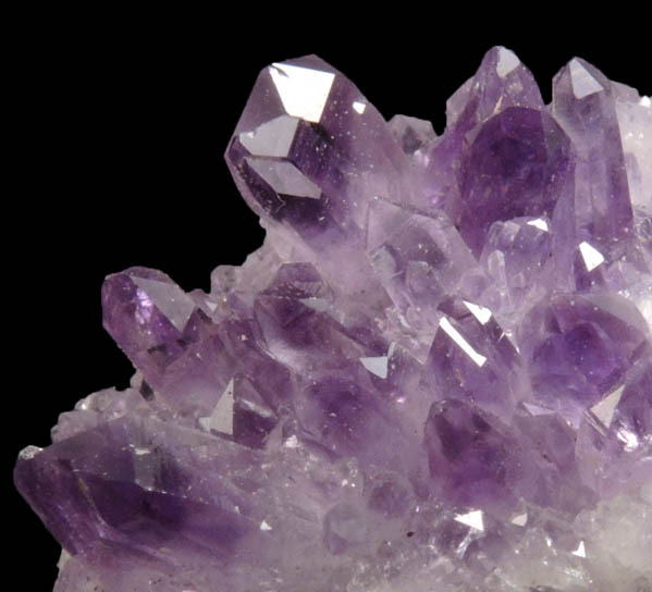 Quartz var. Amethyst (jewelry grade) from Catalan Agate-Amethyst District, Southern Paran Basalt Basin, Artigas, Uruguay