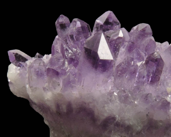 Quartz var. Amethyst (jewelry grade) from Catalan Agate-Amethyst District, Southern Paran Basalt Basin, Artigas, Uruguay