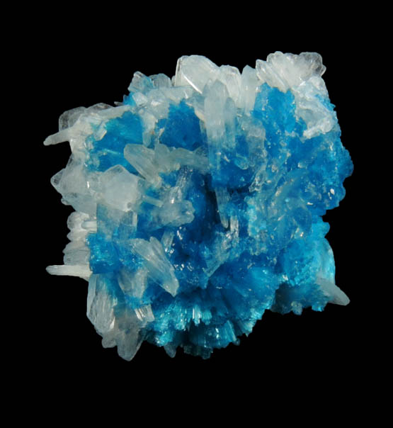 Cavansite with Stilbite from Wagholi Quarry, Maharashtra, India