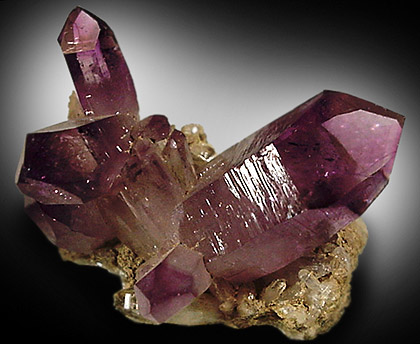 Quartz var. Amethyst from Piedra Parada, near Las Vigas, Tatatila, Veracruz, Mexico