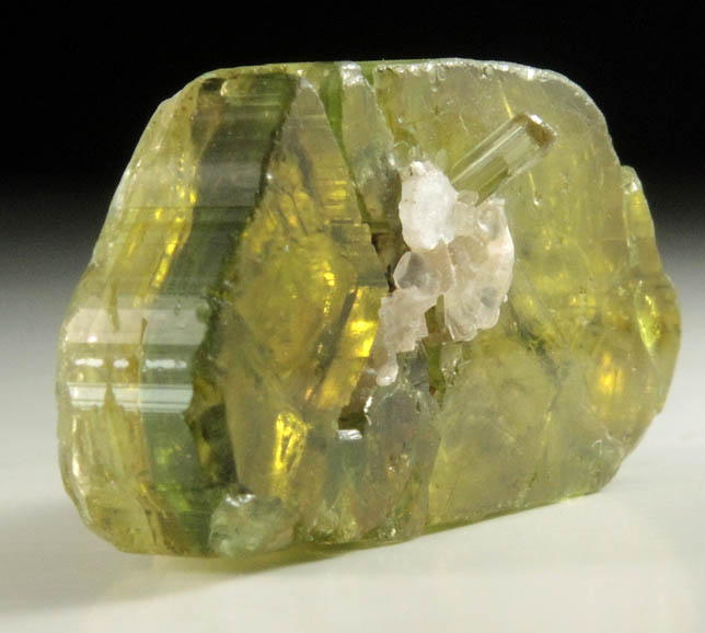 Elbaite Tourmaline (flat doubly-terminated crystal) from Minas Gerais, Brazil