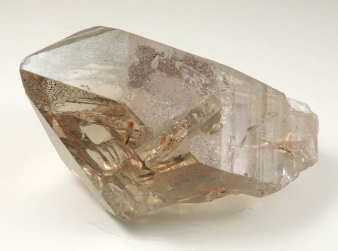 Quartz var. Smoky Quartz with Rutile inclusions from Novo Horizonte, Bahia, Brazil