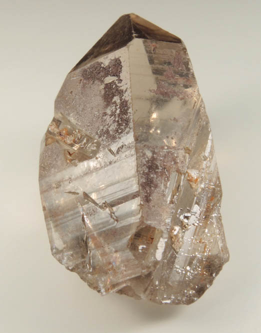 Quartz var. Smoky Quartz with Rutile inclusions from Novo Horizonte, Bahia, Brazil