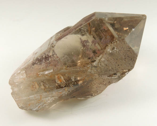 Quartz var. Smoky Quartz with Rutile inclusions from Novo Horizonte, Bahia, Brazil