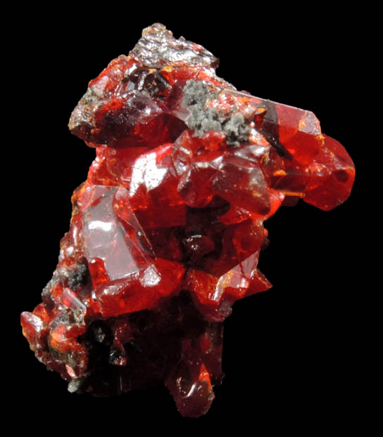 Realgar from Getchell Mine, Humboldt County, Nevada