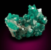 Dioptase on Calcite from Tsumeb Mine, Otavi-Bergland District, Oshikoto, Namibia