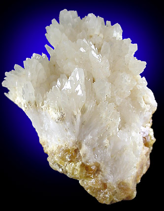 Celestine on Sulfur from Sicily, Italy