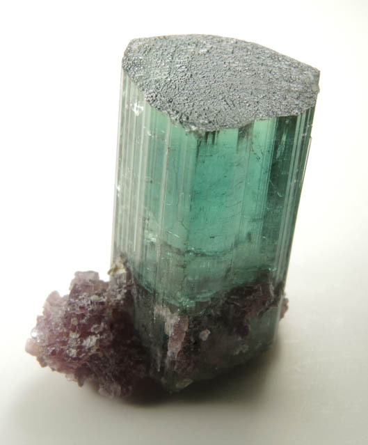 Elbaite Tourmaline with Lepidolite from Pederneira Mine, Sao Jose da Safira, Minas Gerais, Brazil