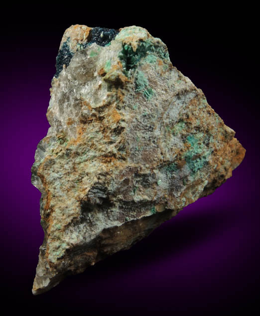 Clinoclase and Cornwallite from Majuba Hill, Pershing County, Nevada