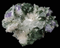 Fluorite, Calcite, Quartz from Naica District, Saucillo, Chihuahua, Mexico