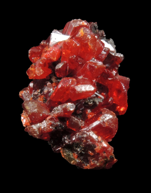 Realgar from Getchell Mine, Humboldt County, Nevada