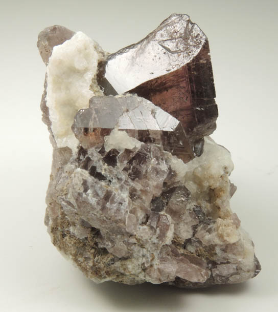 Axinite-(Fe) from Bourg d'Oisans, Isere, Dauphin Region, Rhone-Alpes, France (Type Locality for Axinite-(Fe))