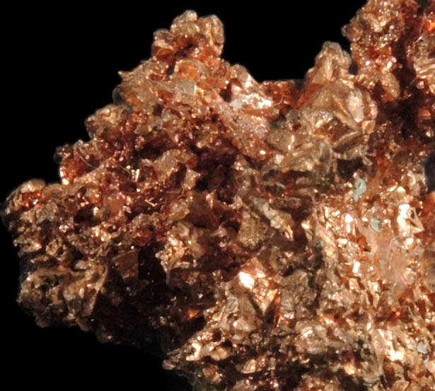 Copper (crystallized native copper) from Ajo, Pima County, Arizona