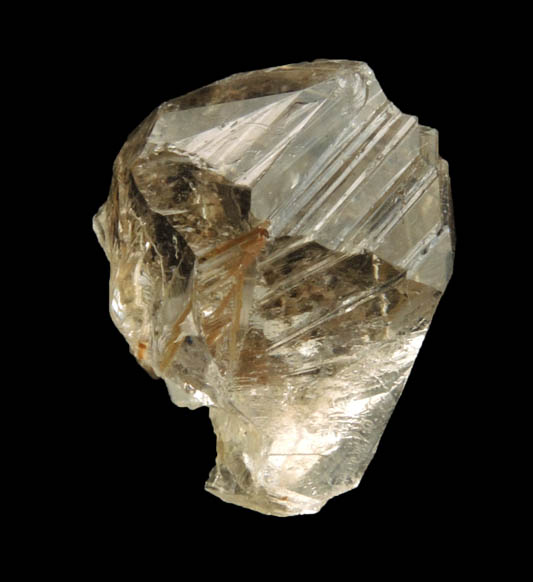 Quartz with Rutile inclusions (Rutilated Quartz) from Novo Horizonte, Bahia, Brazil