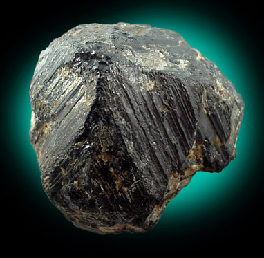 Magnetite from Interstate 93 bypass construction, Manchester, Hillsborough County, New Hampshire