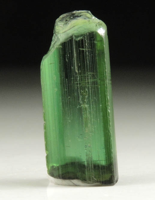 Elbaite Tourmaline (flawless gem-grade cutting rough) from Minas Gerais, Brazil