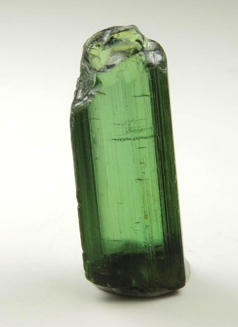 Elbaite Tourmaline (flawless gem-grade cutting rough) from Minas Gerais, Brazil