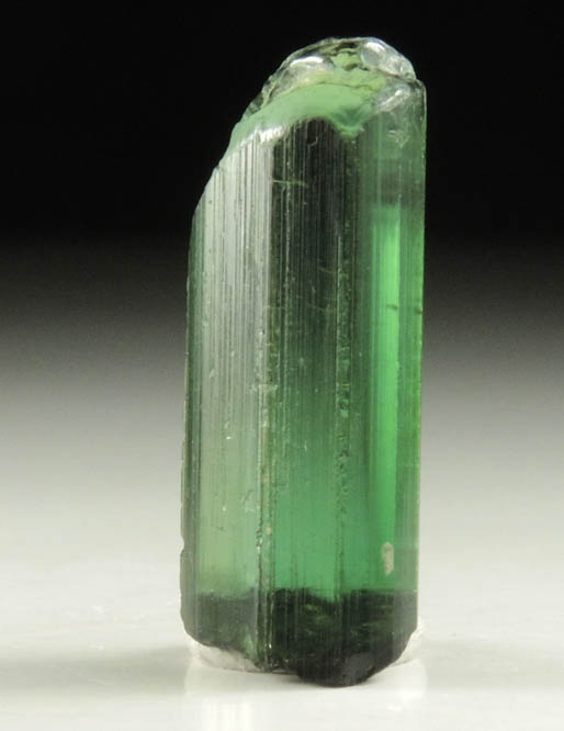 Elbaite Tourmaline (flawless gem-grade cutting rough) from Minas Gerais, Brazil