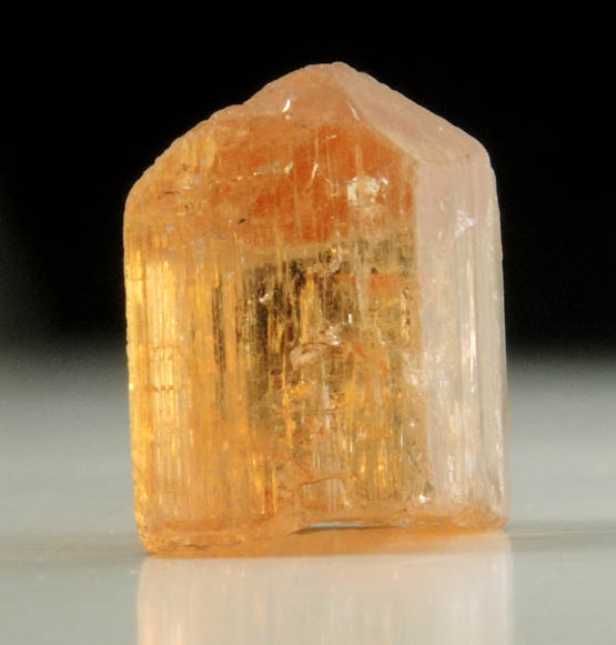 Topaz var. Imperial Topaz from Ouro Preto, Minas Gerais, Brazil