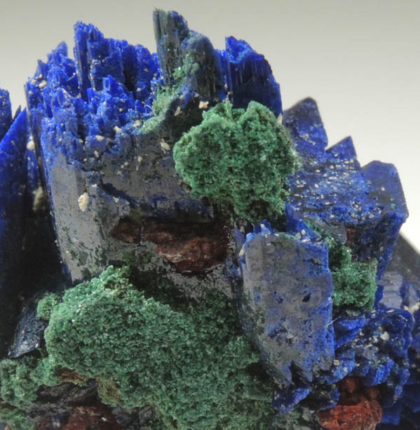Azurite and Malachite from Tsumeb Mine, Otavi-Bergland District, Oshikoto, Namibia