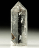 Quartz var. Black Herkimer Diamonds with black hydrocarbon inclusions from Hickory Hill Diamond Diggings, Fonda, Montgomery County, New York