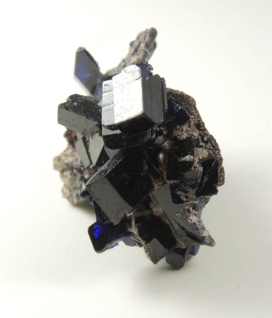 Azurite from Touissit Mine, 21 km SSE of Oujda, Jerada Province, Oriental, Morocco