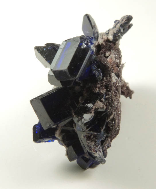 Azurite from Touissit Mine, 21 km SSE of Oujda, Jerada Province, Oriental, Morocco