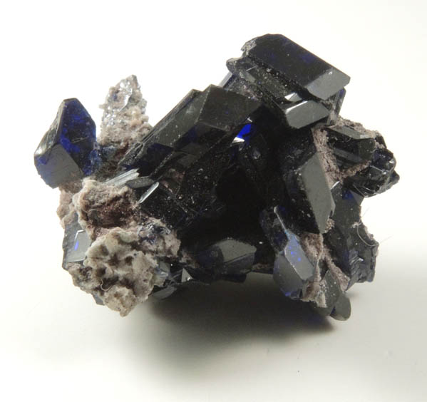 Azurite from Touissit Mine, 21 km SSE of Oujda, Jerada Province, Oriental, Morocco