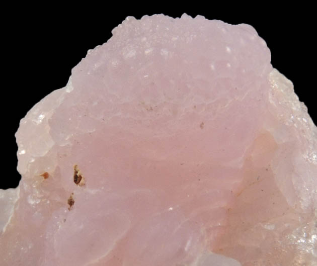 Quartz var. Rose Quartz Crystals from Rose Quartz Locality, Plumbago Mountain, Newry, Oxford County, Maine