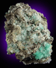 Aurichalcite on Smithsonite from 79 Mine, Banner District, near Hayden, Gila County, Arizona