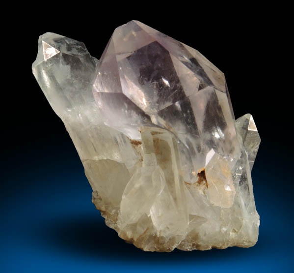 Quartz var. Amethyst from Pelham, Hampshire County, Massachusetts