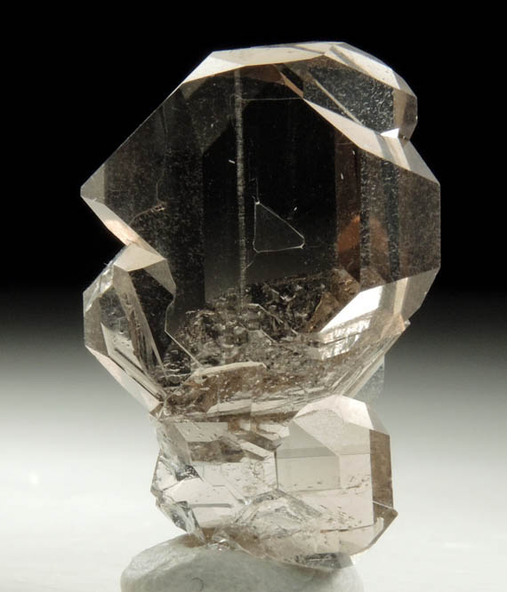 Quartz var. Smoky Quartz (Gwindel formation) from Grimsel Pass, Haslital, Bern, Switzerland